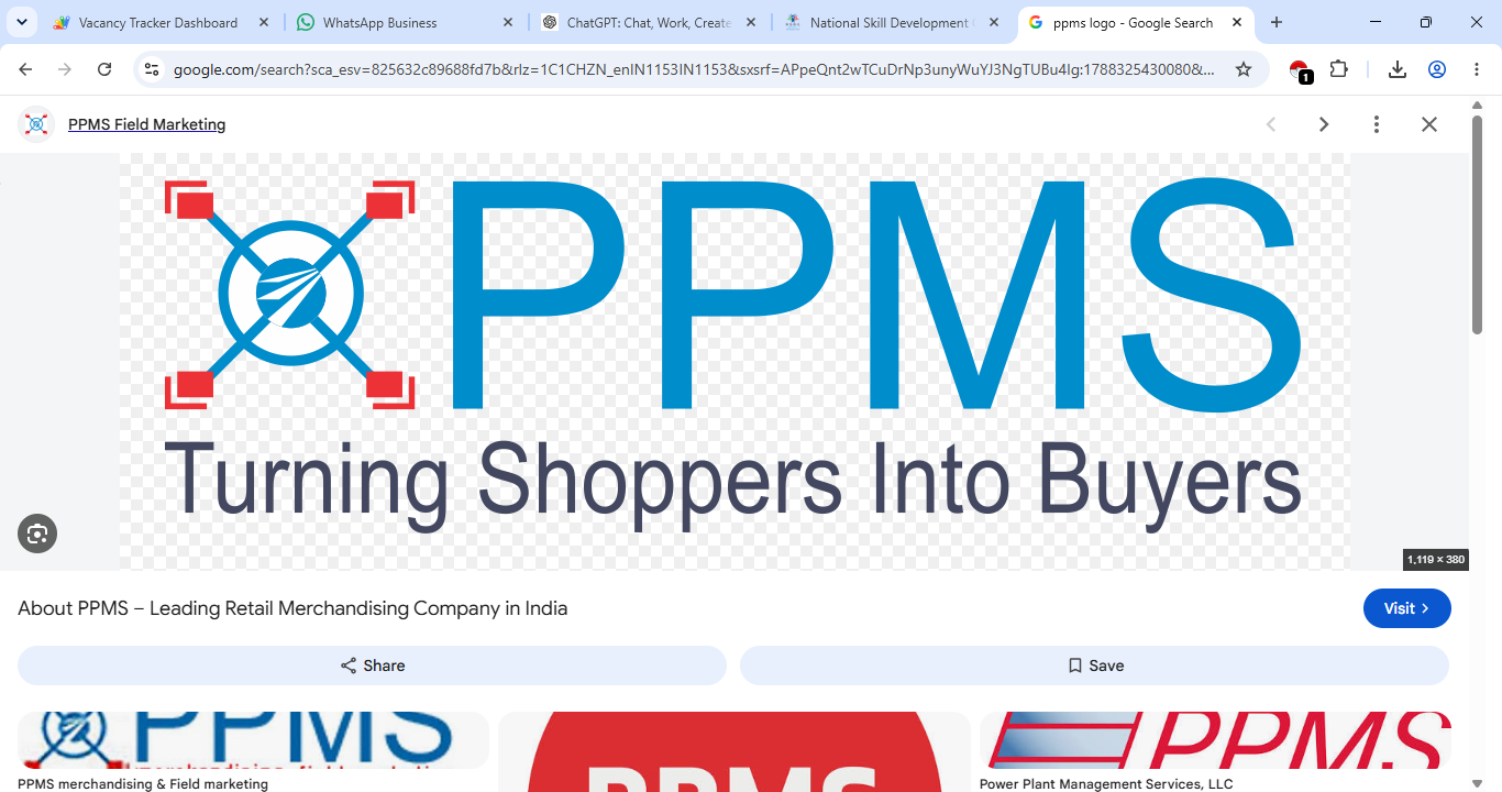 PPMS FIELD MARKETING PRIVATE LIMITED